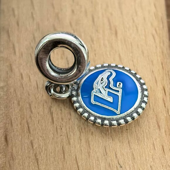 Pandora Longwood Lancers Men's Basketbal Charm, S925 Silver Bracelets - Picture 3 of 4